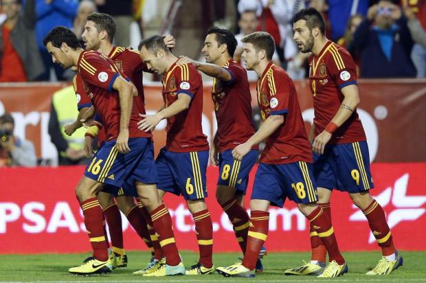 Espanha vence Geórgia e se classifica para a Copa JOSE JORDAN/AFP