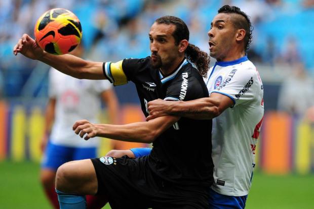 Grêmio desperdiça muitas chances e empata em 0 a 0 com o Bahia na Arena  Fernando Gomes/Agencia RBS