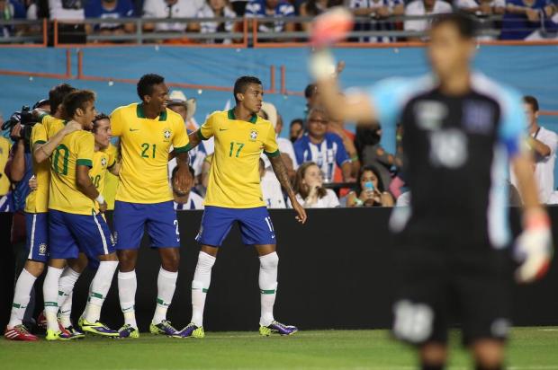 Em partida nada amistosa, Brasil goleia Honduras por 5 a 0 Divulgação/Mowa Press