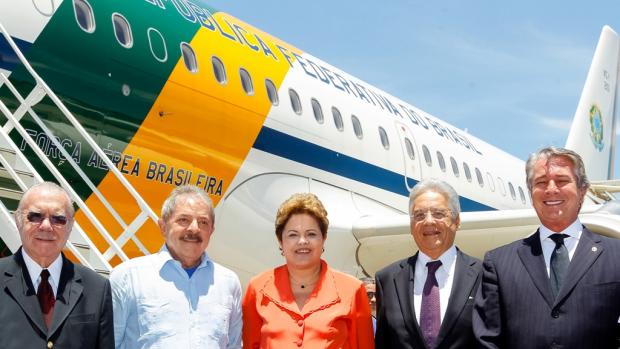 Dilma e quatro ex-presidentes embarcam para funeral de Mandela Roberto Stuckert Filho/Presidência da República