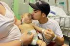 Tio salva vida de sobrinho de seis meses com transplante de fígado (Guilherme Santos/Agencia RBS)