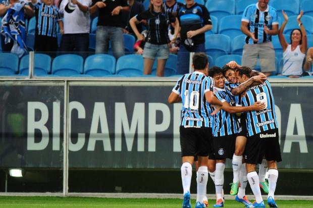 Time misto do Grêmio domina o Novo Hamburgo e vence por 3 a 0 na Arena Ricardo Duarte/Agencia RBS