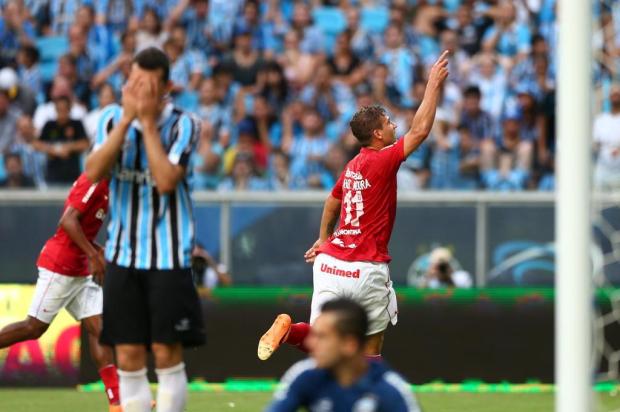 Rafael Moura decide, Inter vence o Gre-Nal 400 e abre vantagem na final do Gauchão Bruno Alencastro/Agencia RBS