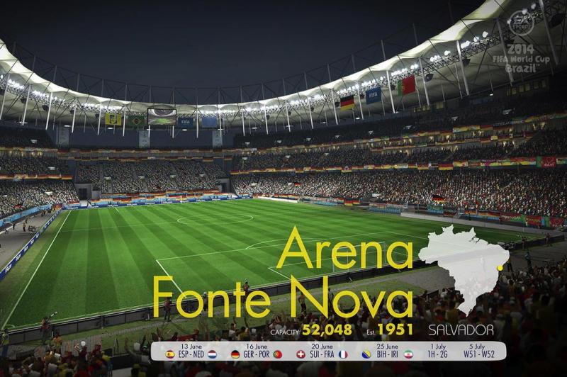 Estádios da Copa 2014   -Salvador (BA)