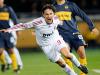 Inzaghi na vibração pelo seu gol.