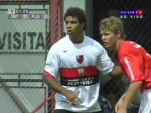 Inter faz 2 a 0 no Flamengo e avança na Copa SP Reprodução/Sportv