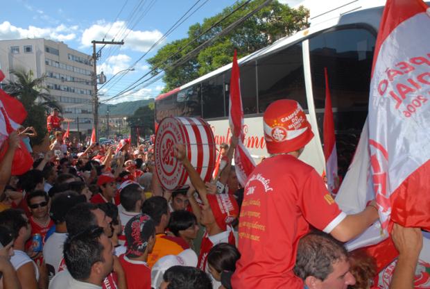 Santa Maria mobilizada para estréia do Inter no Gauchão Marina Chiapinotto/ Santa Maria mobilizada para estréia do Inter no Gauchão Marina Chiapinotto/