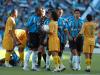 Confusão entre os jogadores esquenta a partida