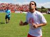 Fernandão com a camiseta da campanha pela doação de sangue