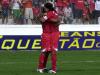 Fernandão e Iarley se abraçam na comamoração pelo gol do Inter