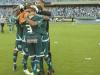 Jogadores do Juventude comemoram a vítoria
