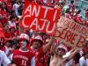 Torcida do Internacional no estádio 
