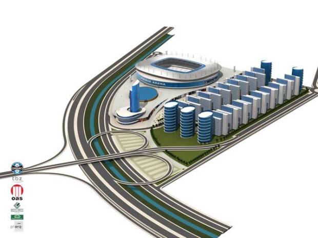 Vídeo: Consórcio TBZ/OAS divulga projeto oficial da Arena Tricolor Divulgação, Grêmio/