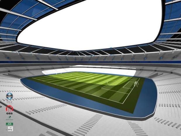 Olímpico será substituído por prédios em 2012 Divulgação, Grêmio/