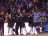 Perea comemora com a equipe gremista