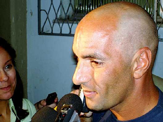 Edmundo decidiu se aposentar após jogo de damas Reprodução site Globo.Com/ Edmundo decidiu se aposentar após jogo de damas Reprodução site Globo.Com/