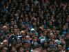A torcida gremista presente no Olímpico parece não acreditar na virada goiana