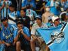 Torcida gremista no palco do jogo