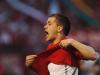 O argentino festeja seu belo gol no Beira-Rio