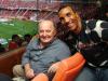 Nilson e Minelli assistiram ao jogo juntos na tribuna do Beira-Rio
