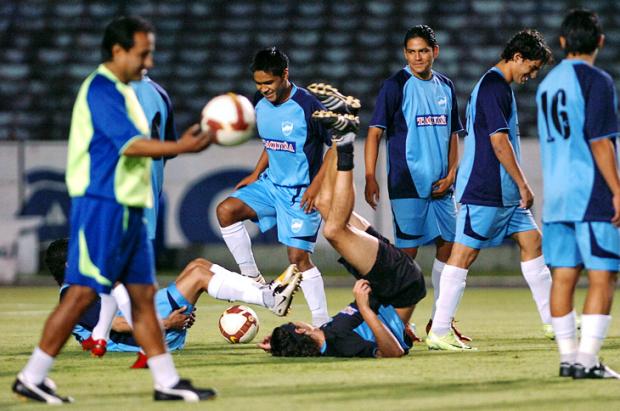 Aurora faz treino fechado no Estádio Olímpico Valdir Friolin/ Aurora faz treino fechado no Estádio Olímpico Valdir Friolin/