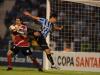 Herrera tenta, mas a bola fica nos braços do goleiro Dulcich