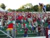 A torcida também comemora a classificação