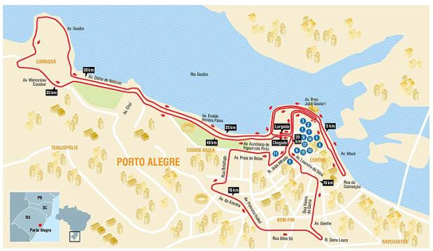 Maratona de Porto Alegre deste ano tem novo trajeto Divulgação, Corpa/ Maratona de Porto Alegre deste ano tem novo trajeto Divulgação, Corpa/