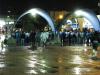 Poucas horas antes do começo da partida entre Grêmio e Universidad San Martín uma tempestade começou a cair em Porto Alegre