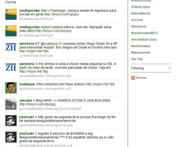 Acompanhe o clicEsportes no Twitter Reprodução/
