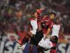 Apesar do Flamengo ter mais presença em campo, o Inter não deixa o time adversário avançar no placar