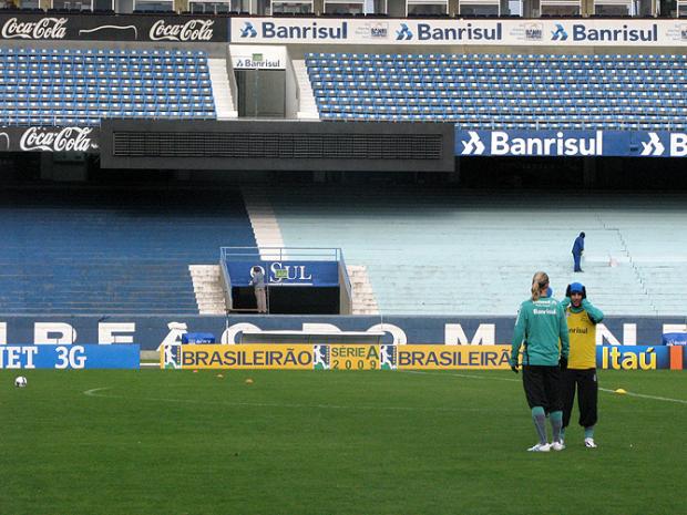 Olímpico passa por reformas enquanto Arena não fica pronta Vinicius Rebello/