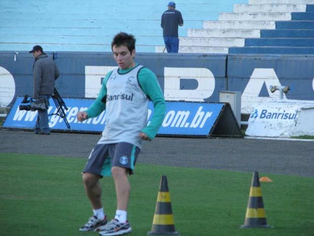 Mithyuê volta a treinar no Olímpico  Vinicius Rebello/