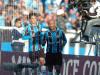 Alex Mineiro abriu o placar para o Grêmio aos 16 minutos do primeiro tempo 