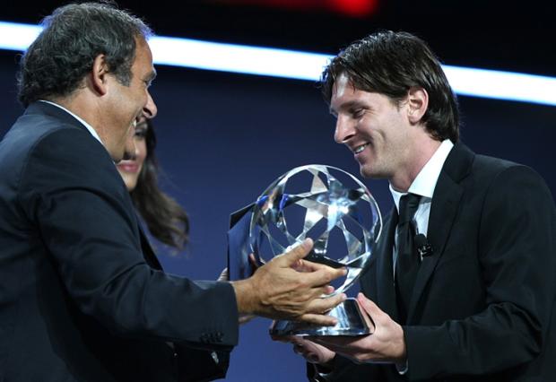 Messi é eleito o melhor jogador da última edição da Liga dos Campeões Claude Paris, AP /