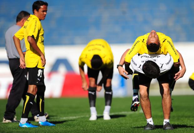 Crescem as chances de Lúcio aparecer no time titular do Grêmio Diego Vara/ Crescem as chances de Lúcio aparecer no time titular do Grêmio Diego Vara/
