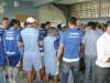 Silas recebeu os cumprimentos de todo o elenco e funcionários do clube 