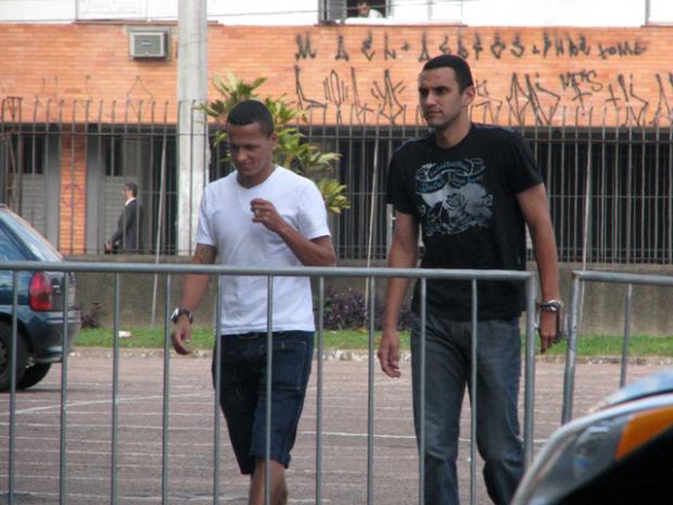 Jogadores do Grêmio realizam trabalho físico na manhã desta terça Vinicius Rebello  /