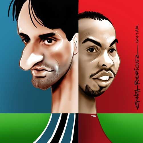 O incrível Gre-Nal esquecido pela artilharia do Brasileirão Gonzalo Rodríguez, Arte ZH/ O incrível Gre-Nal esquecido pela artilharia do Brasileirão Gonzalo Rodríguez, Arte ZH/