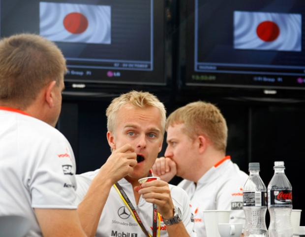 Kovalainen não aprovou sua Lótus Shizuo Kambayashi, AP/
