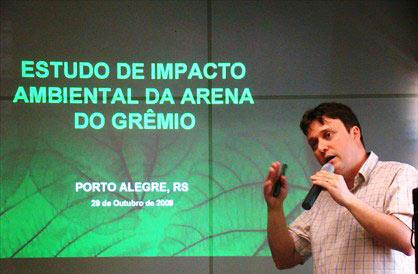 Projeto Arena é apresentado ao Conselho Municipal do Meio Ambiente divulgação, site do Grêmio/