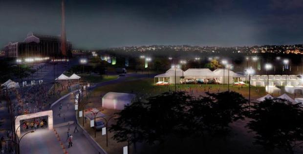 Tudo pronto para largada da POA Night Run Reprodução / Tudo pronto para largada da POA Night Run Reprodução /