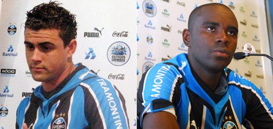 Grêmio viaja rumo a Rondonópolis na manhã desta segunda Montagem de fotos de Carlos Edler e Vinicius Rebello / 