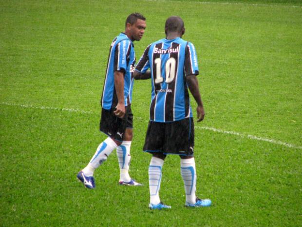 Leandro se destaca no primeiro jogo-treino do Grêmio Tatiana Lopes/ Leandro se destaca no primeiro jogo-treino do Grêmio Tatiana Lopes/