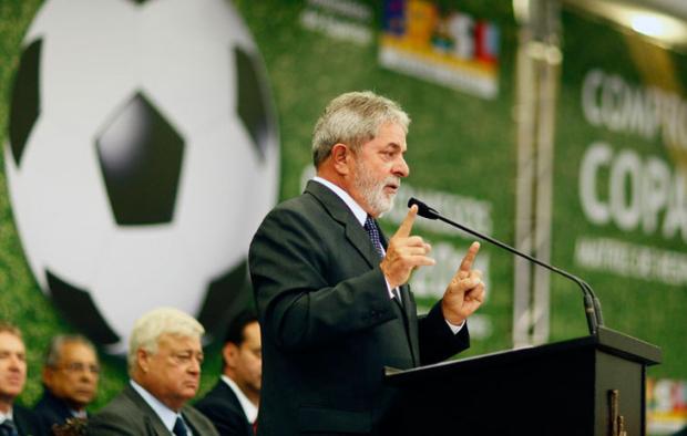 Ricardo Teixeira firma com Lula acordo de cooperação para Copa de 2014  Roberto Stuckert, Divulgação /