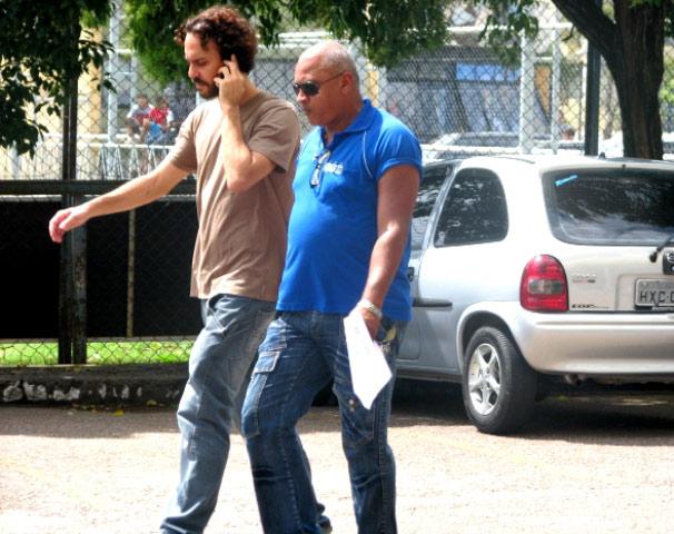 FOTO: Gabriel, o Pensador visita o Estádio Olímpico Tatiana Lopes /  