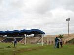 Palco de Araguaia x Grêmio recebe últimos retoques Divulgação, Grêmio/ Palco de Araguaia x Grêmio recebe últimos retoques Divulgação, Grêmio/