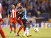 Hugo teve chances de marcar, mas saiu do campo de maca no final da partida