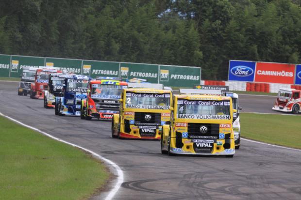 Felipe Giaffone vence a F-Truck em Guaporé Orlei Silva, Divulgação/clicRBS