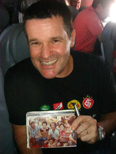 Torcedor de Encantado segue o Inter em viagens pelo Exterior desde 2006 Leandro Behs/ Torcedor de Encantado segue o Inter em viagens pelo Exterior desde 2006 Leandro Behs/